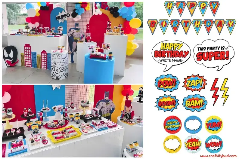 Superhero Party Decorations