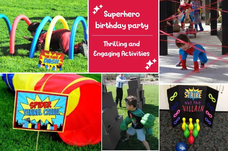 Superhero Party Invitations