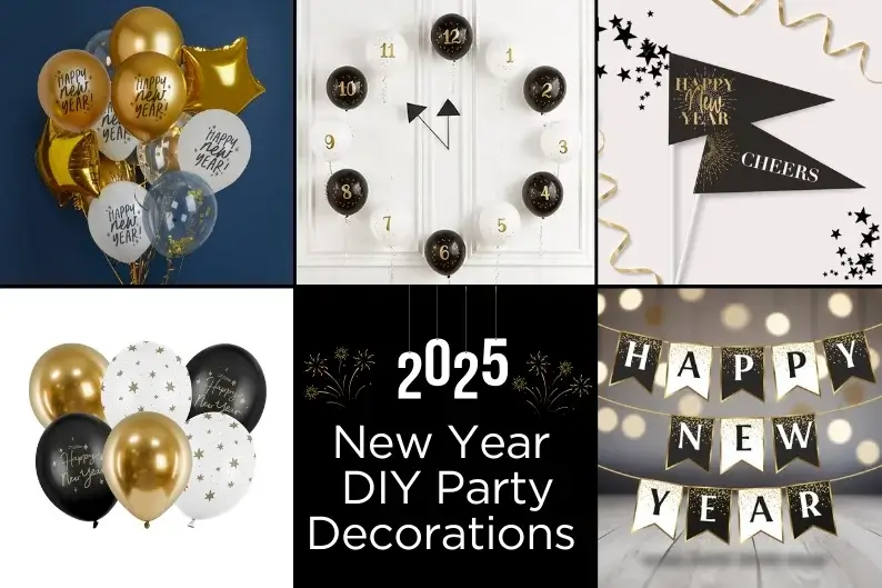 DIY New Year's decorations