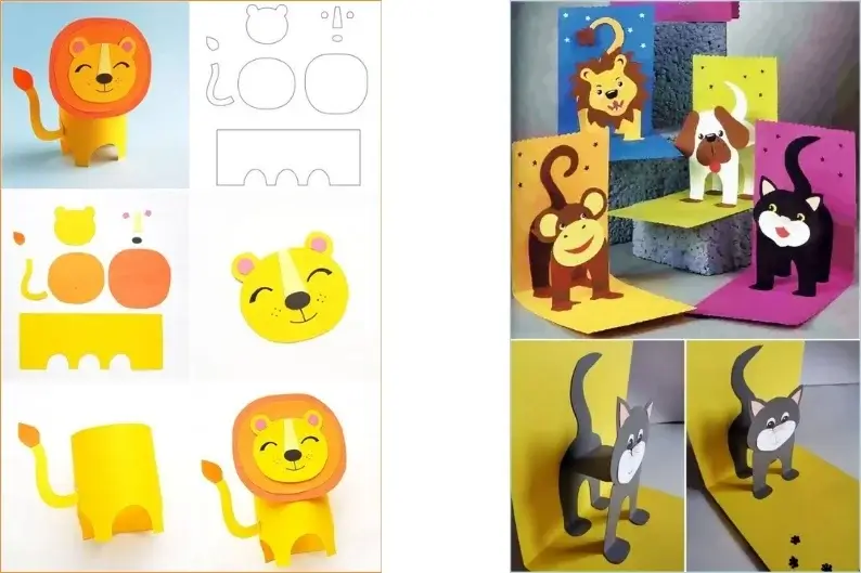 Kids’ Chinese New Year coloring crafts