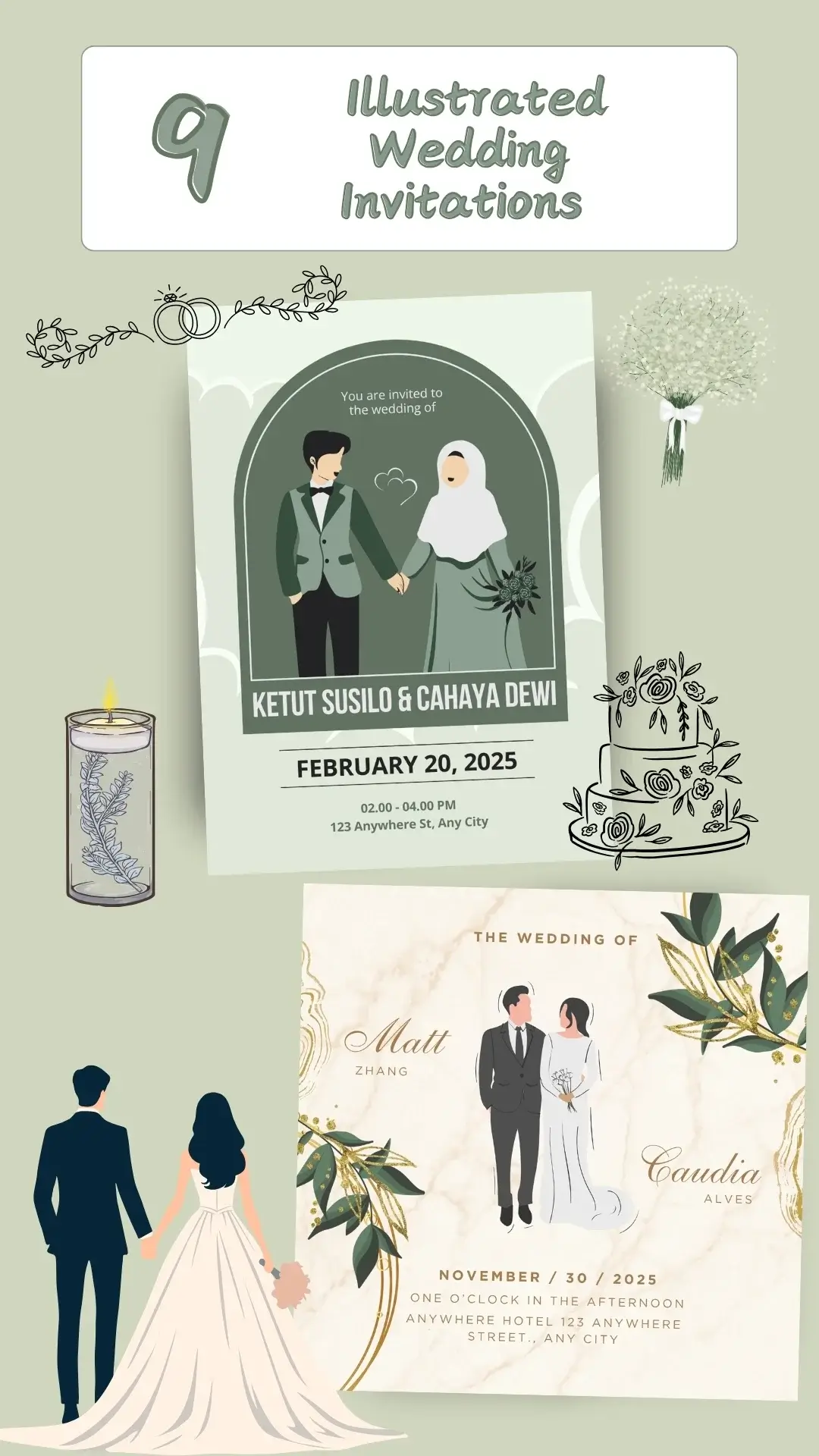 Animated wedding invitations
