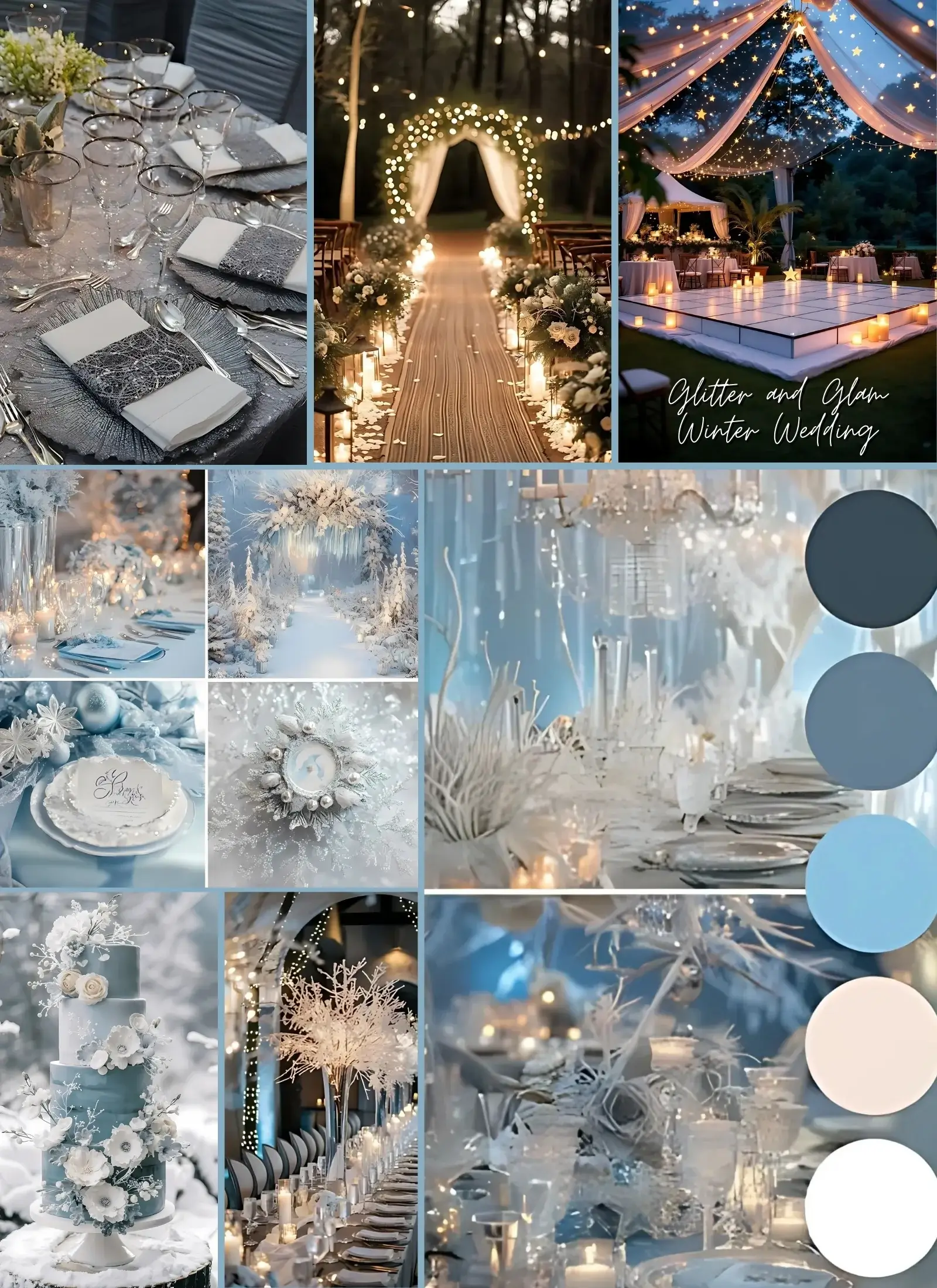Winter wonderland wedding
