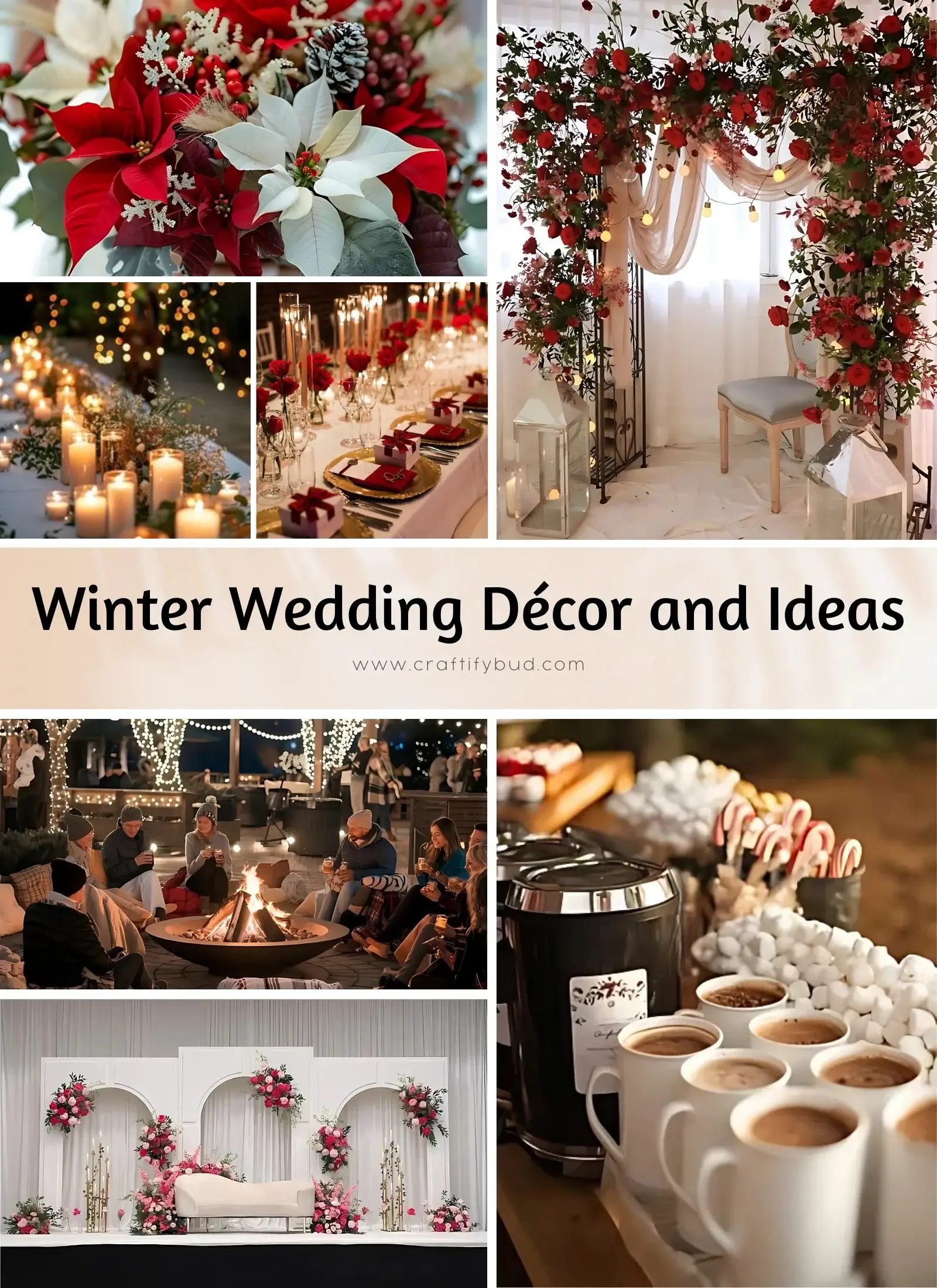 Glitter and glam wedding