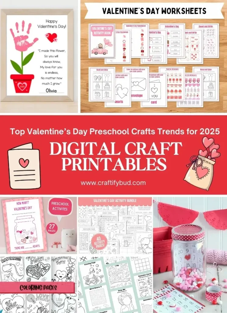 Valentine’s Day art activities for preschool