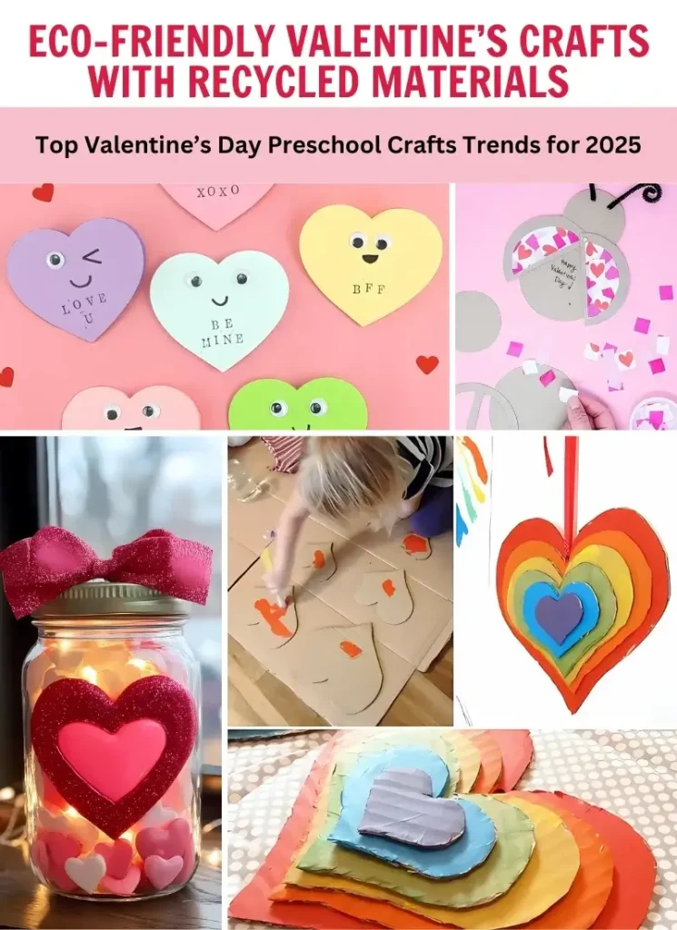 Easy Valentine’s crafts for preschoolers