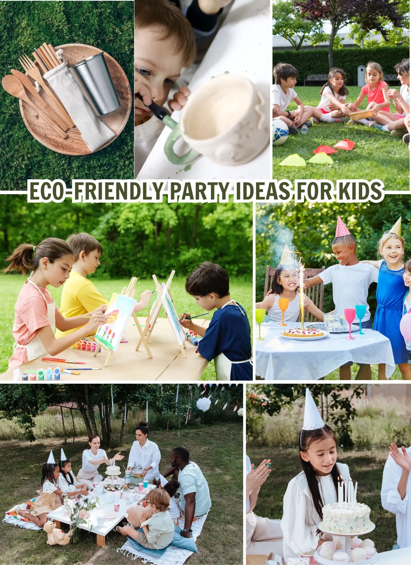Modern kids party decorations