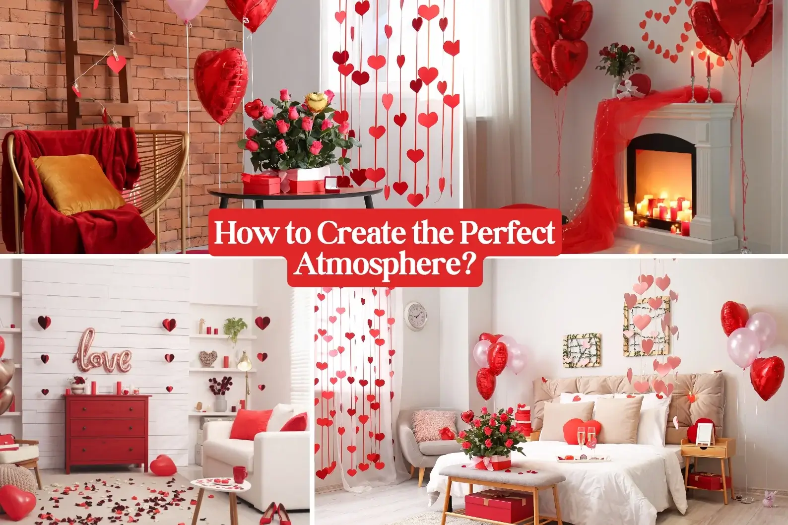 Minimalist Valentine's decor