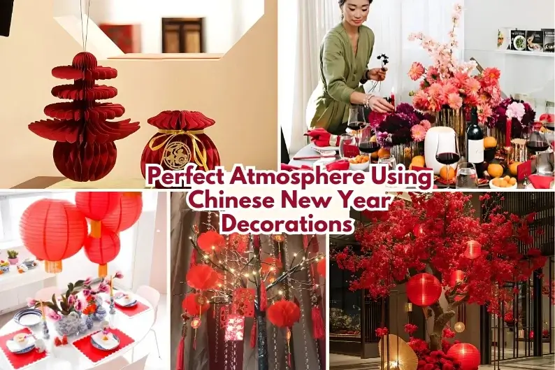 Good luck decorations for Chinese New Year