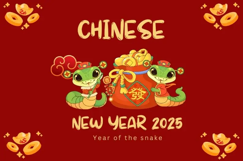 Modern Chinese New Year décor