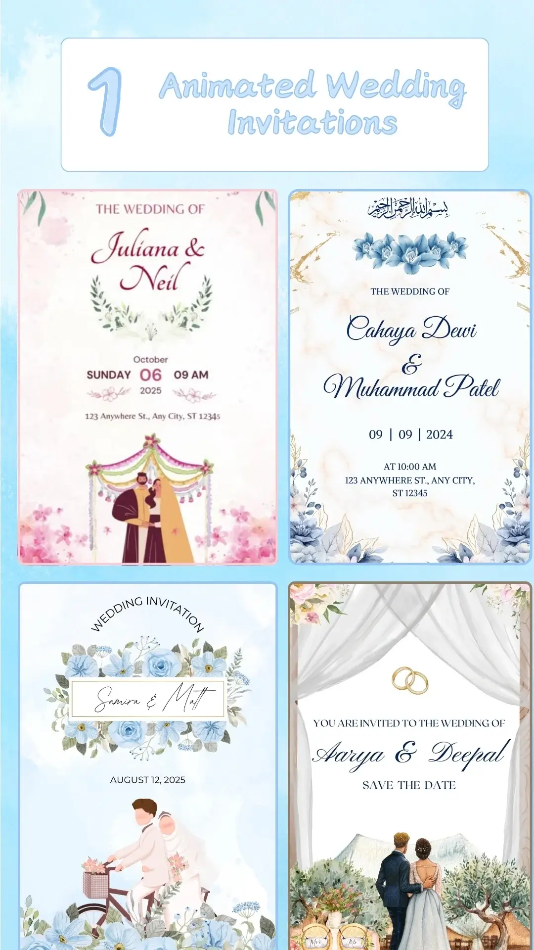 Wedding e-invite