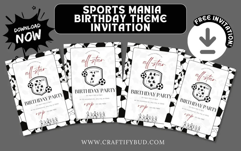 Birthday party invitation designs