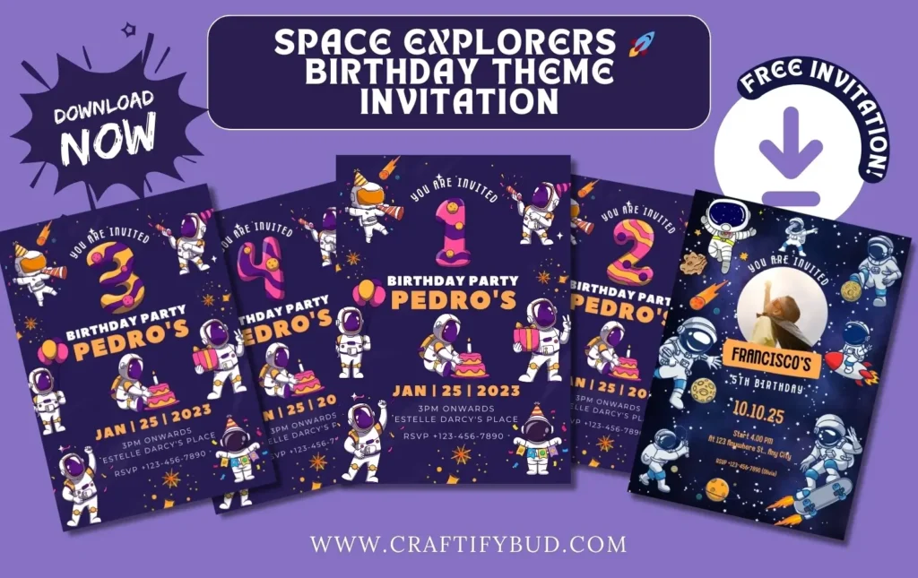 Kids birthday invitation