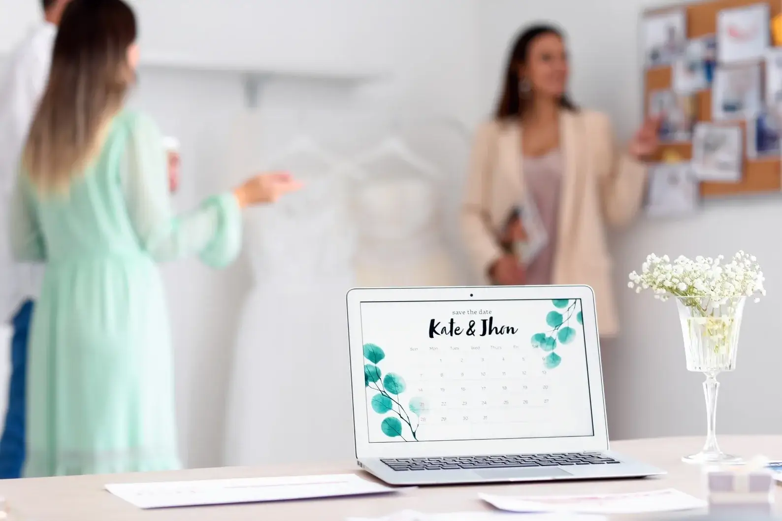 Wedding save the date postcards