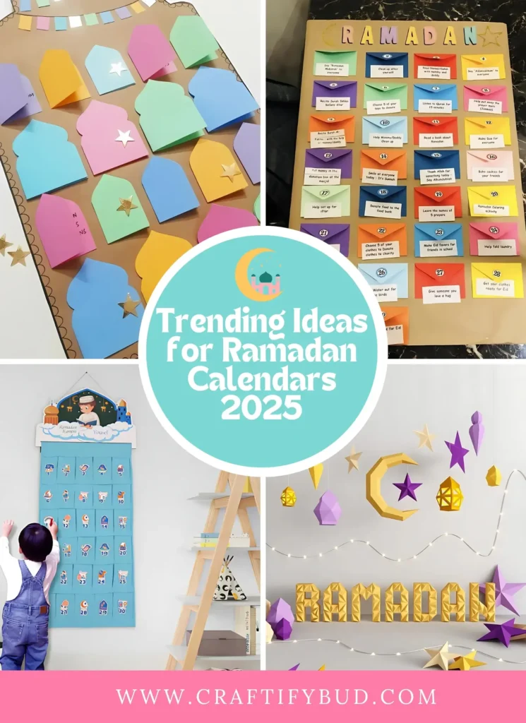 Handmade Ramadan calendar