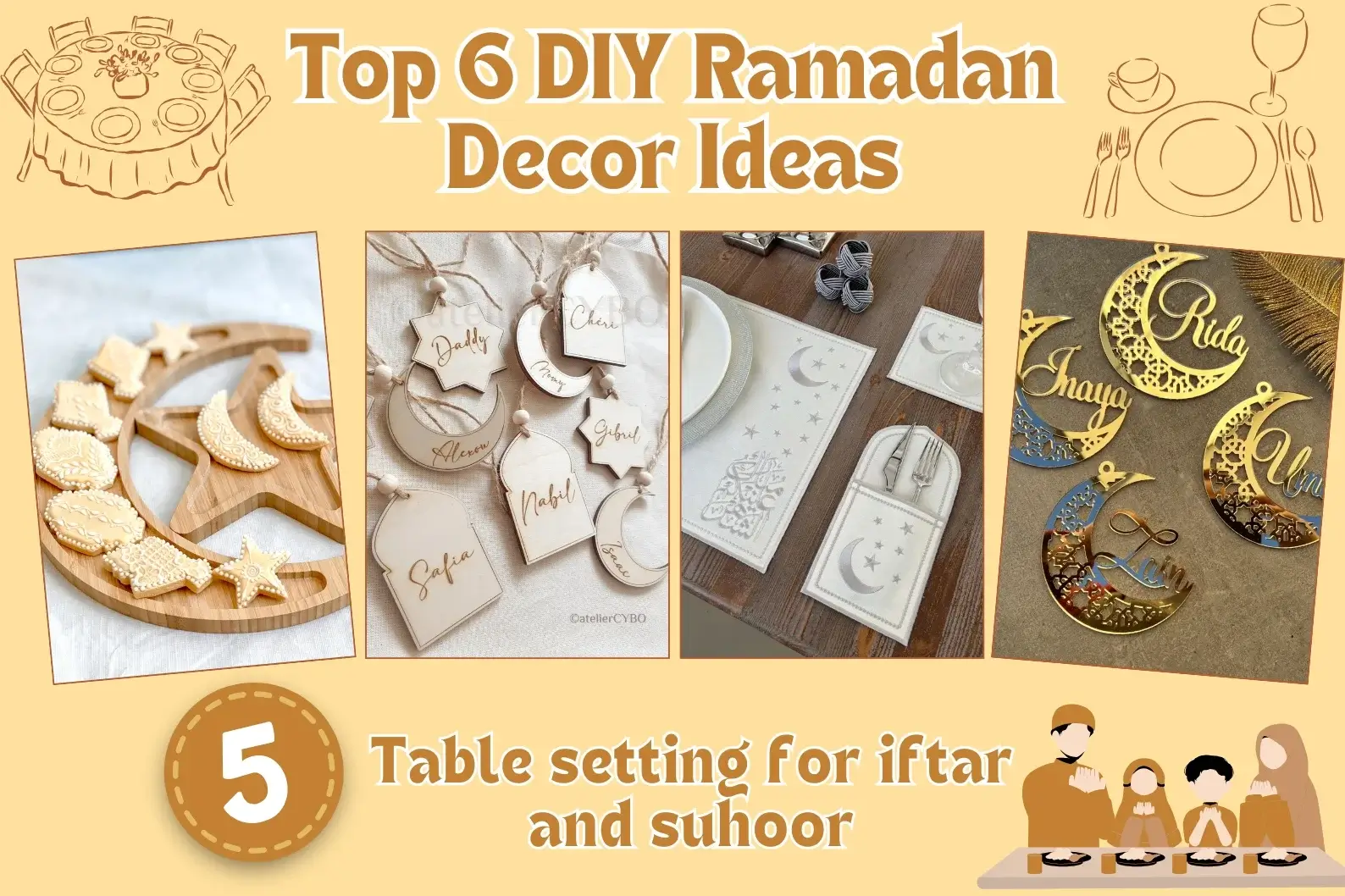 Ramadan table setting ideas