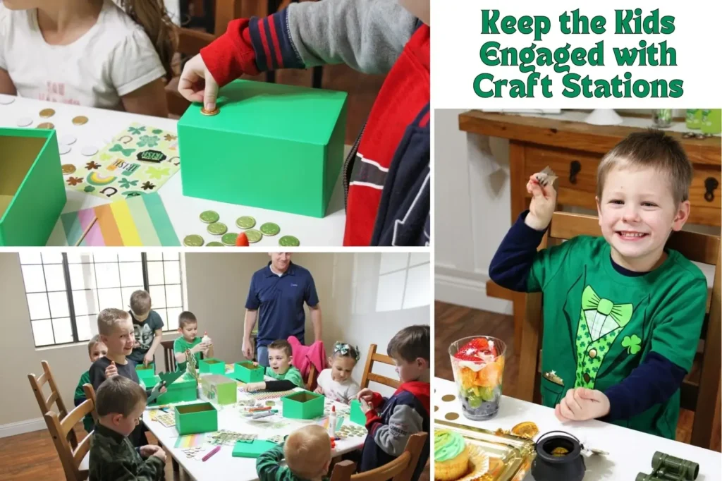 St Patricks Day themed snacks