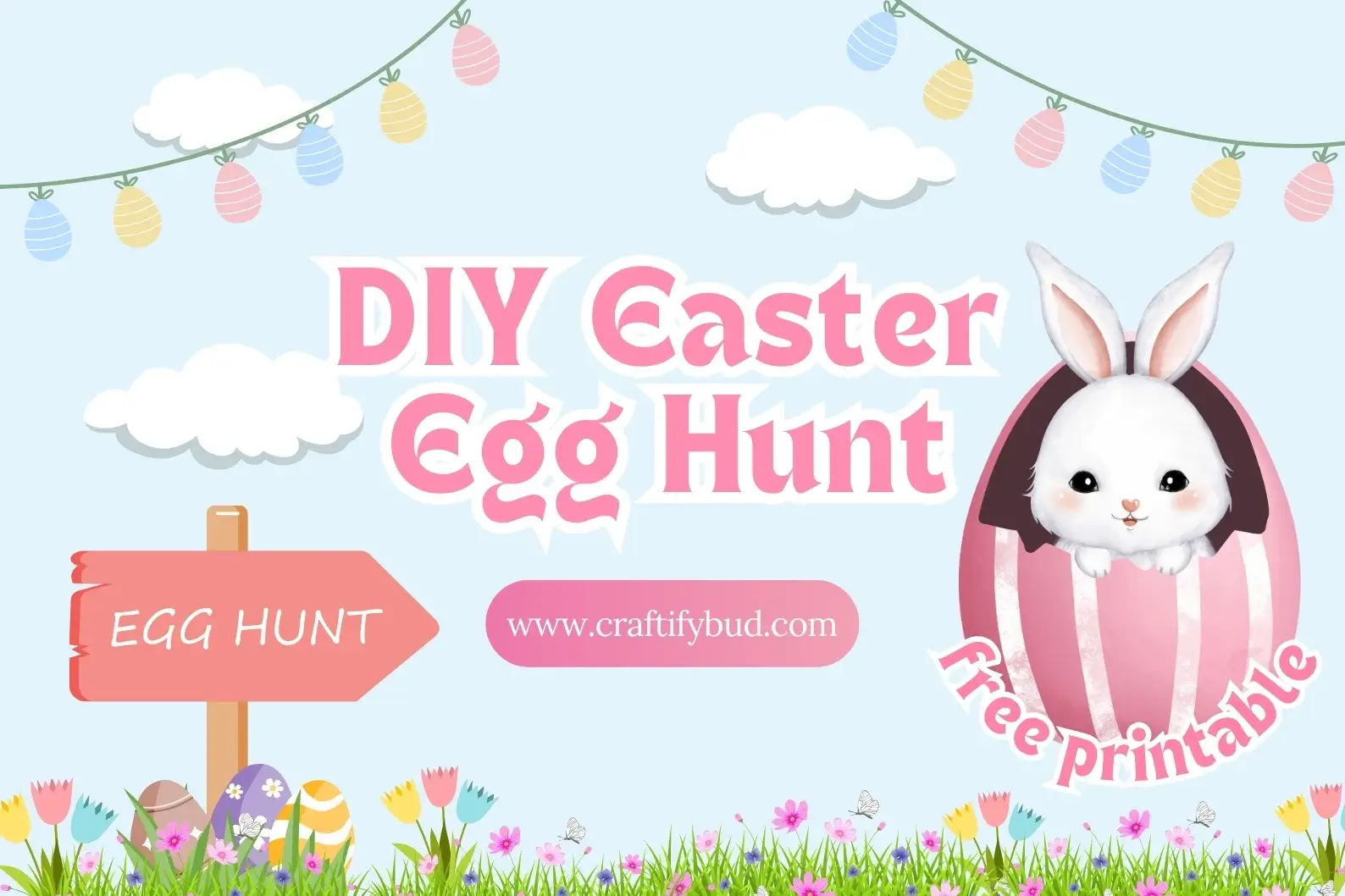 DIY Easter Egg Hunt with Free Printables