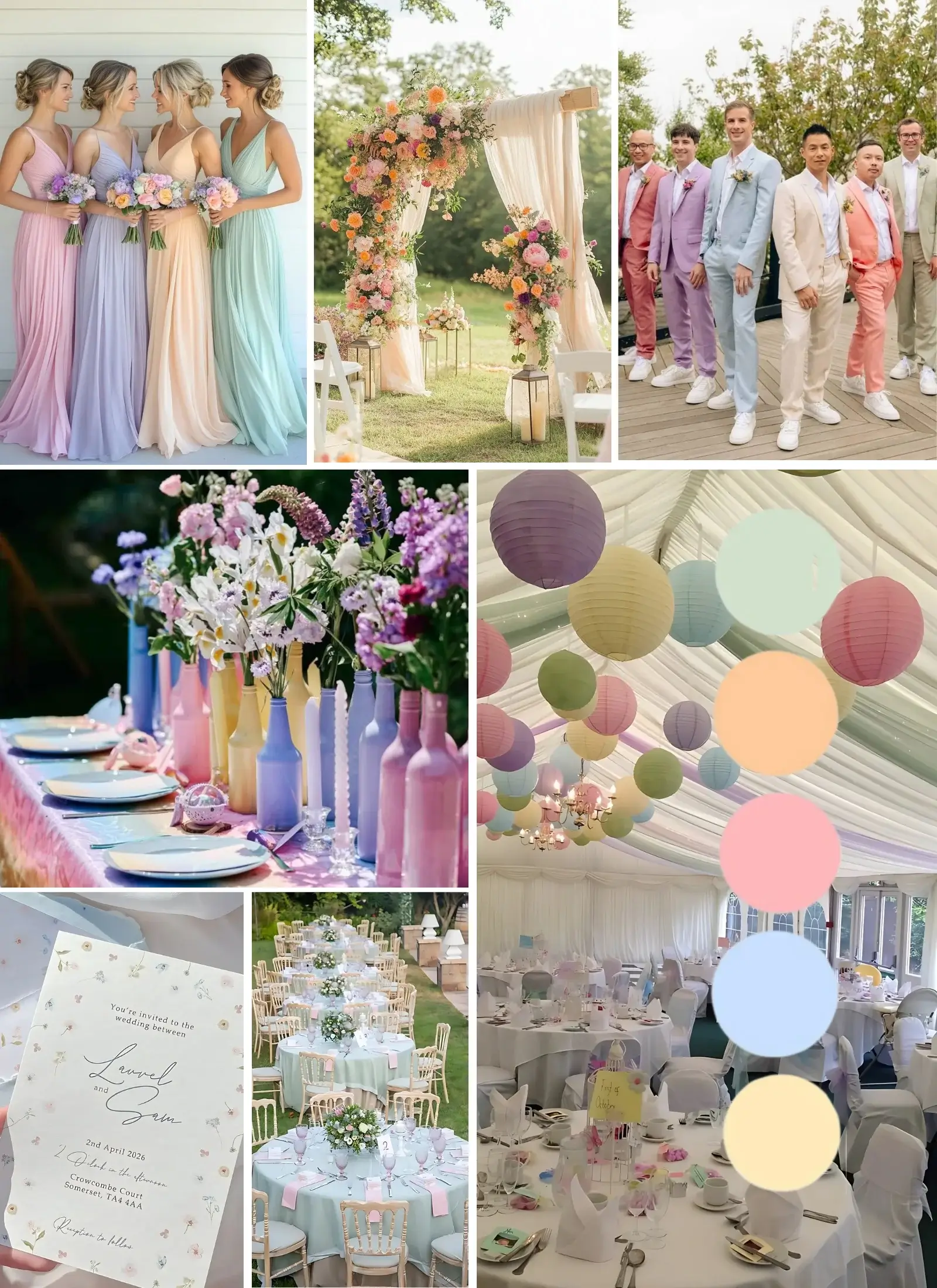 Colorful Spring Wedding