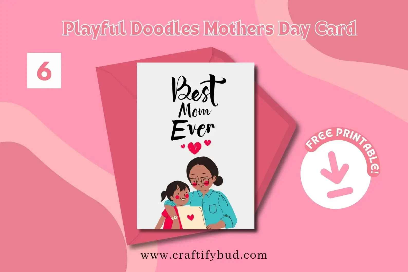 Mothers Day card for kids to send