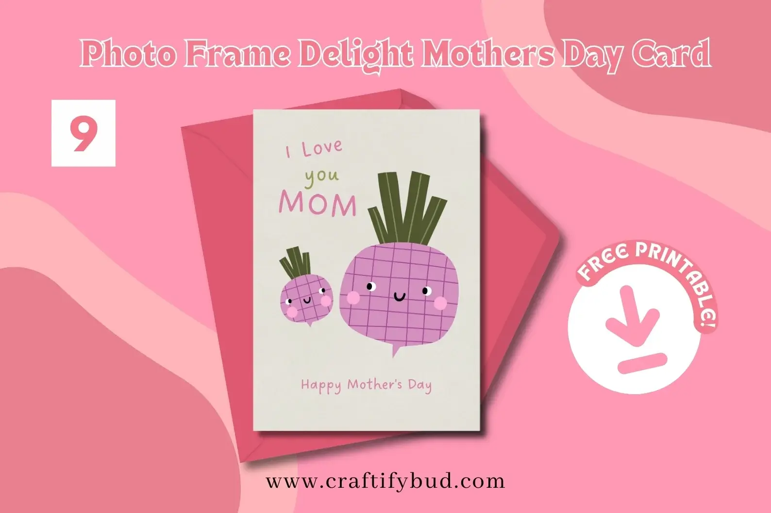 modern Mothers Day card design