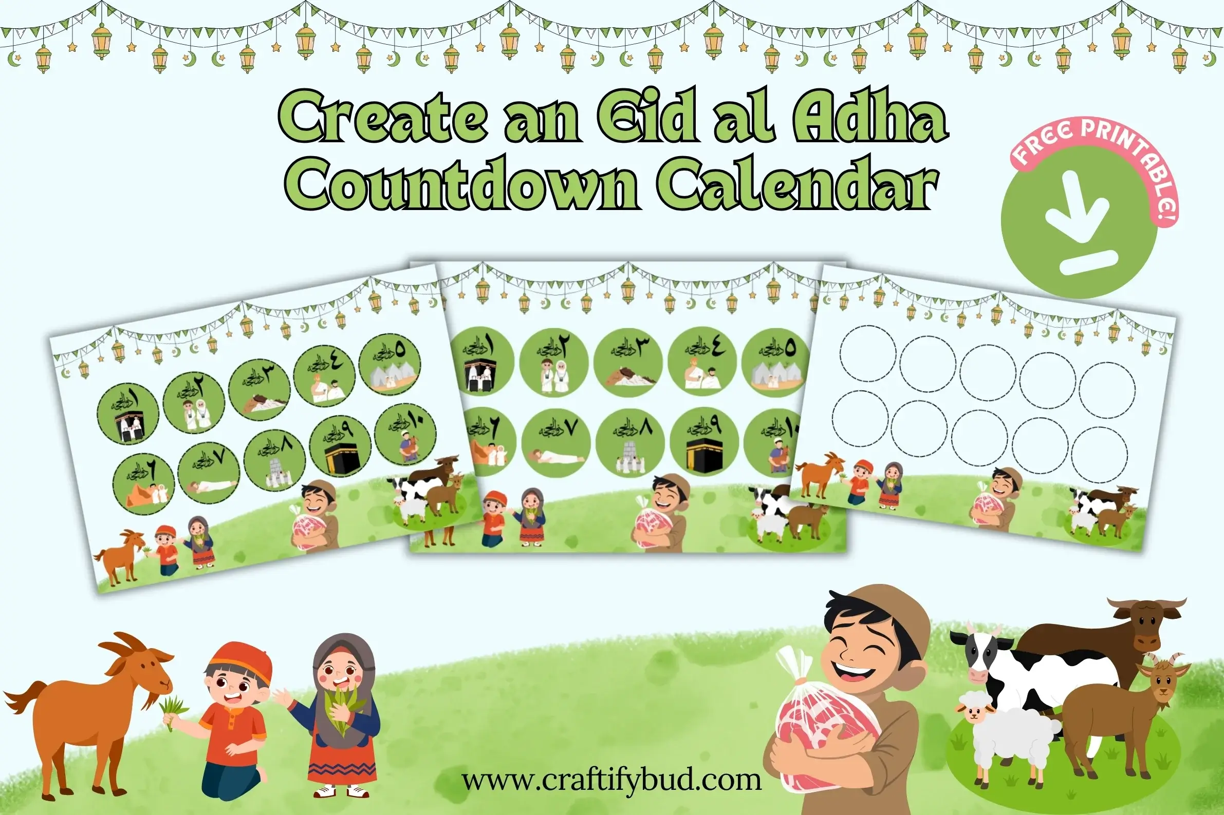 Eid countdown activities for kids