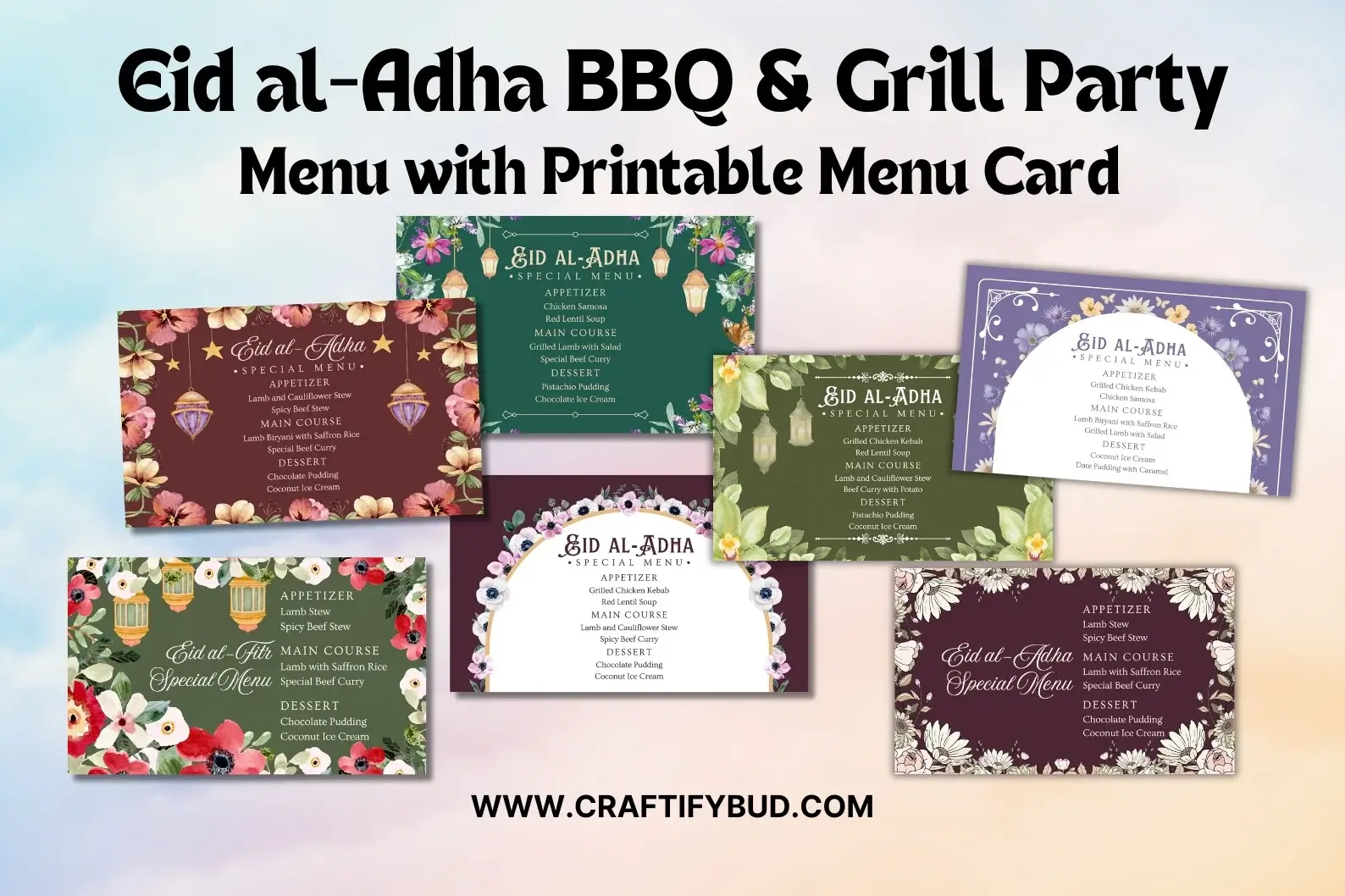 eid themed party printables