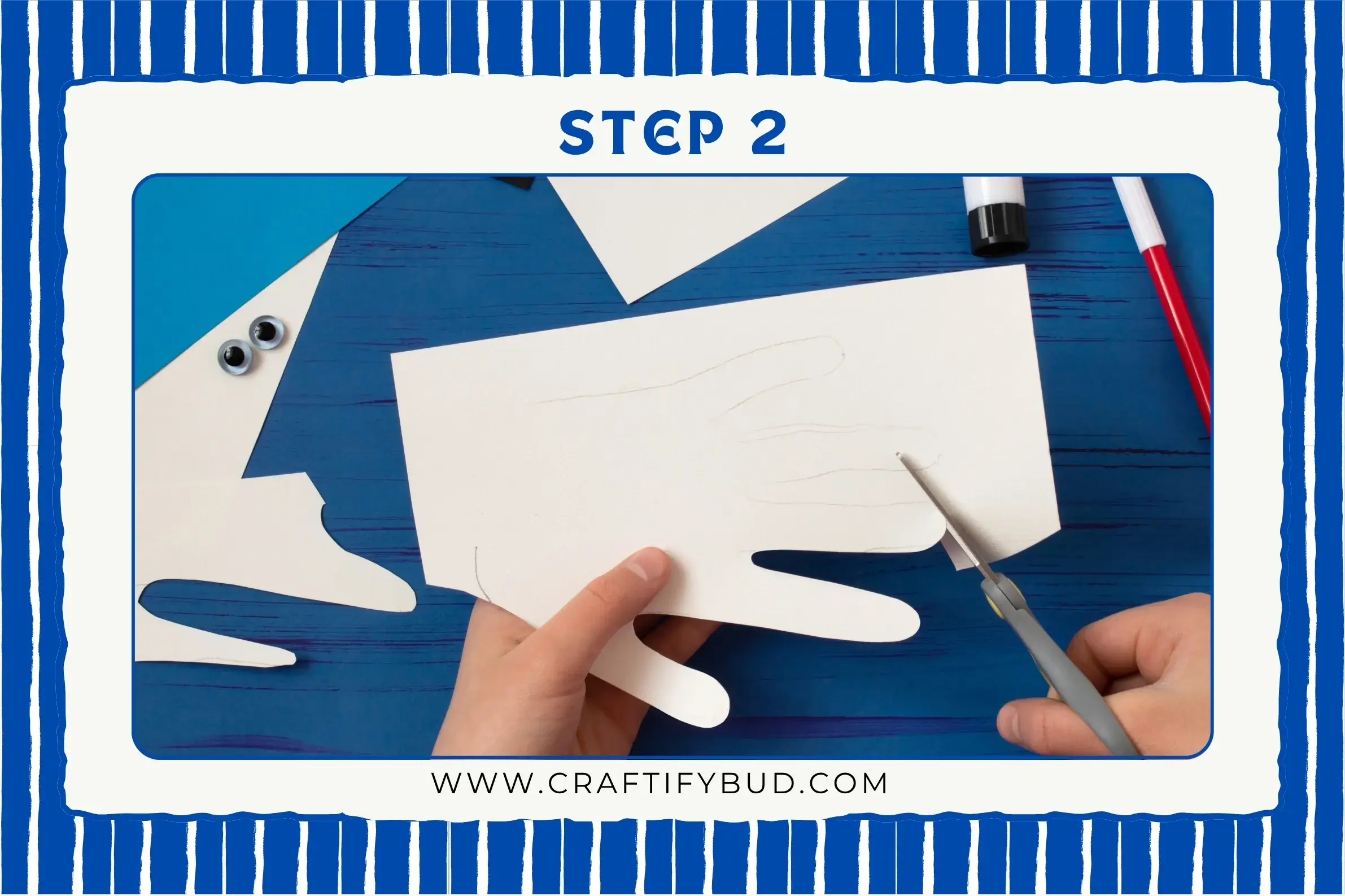 DIY handprint card for Father’s Day