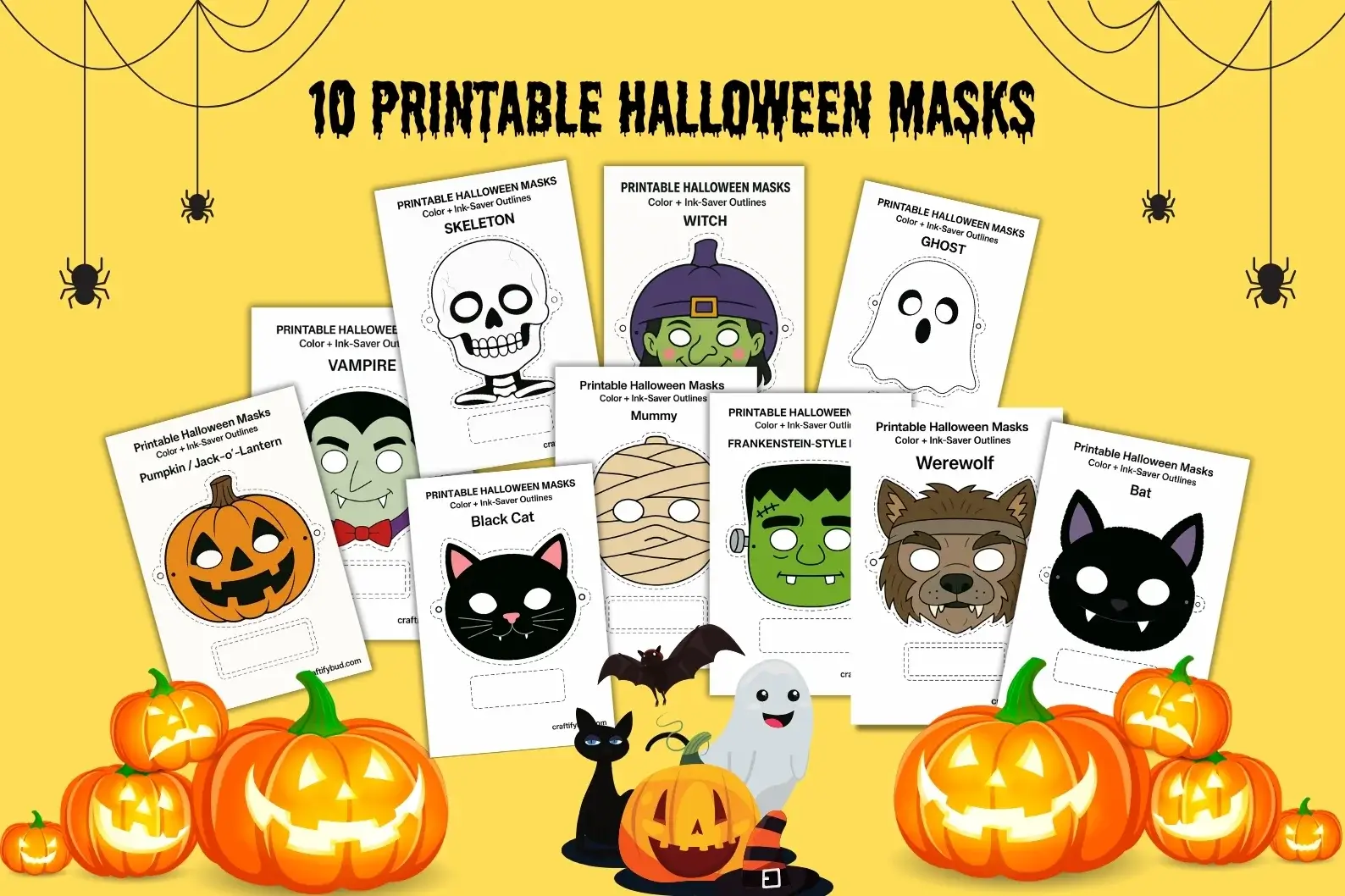 Printable Halloween Masks