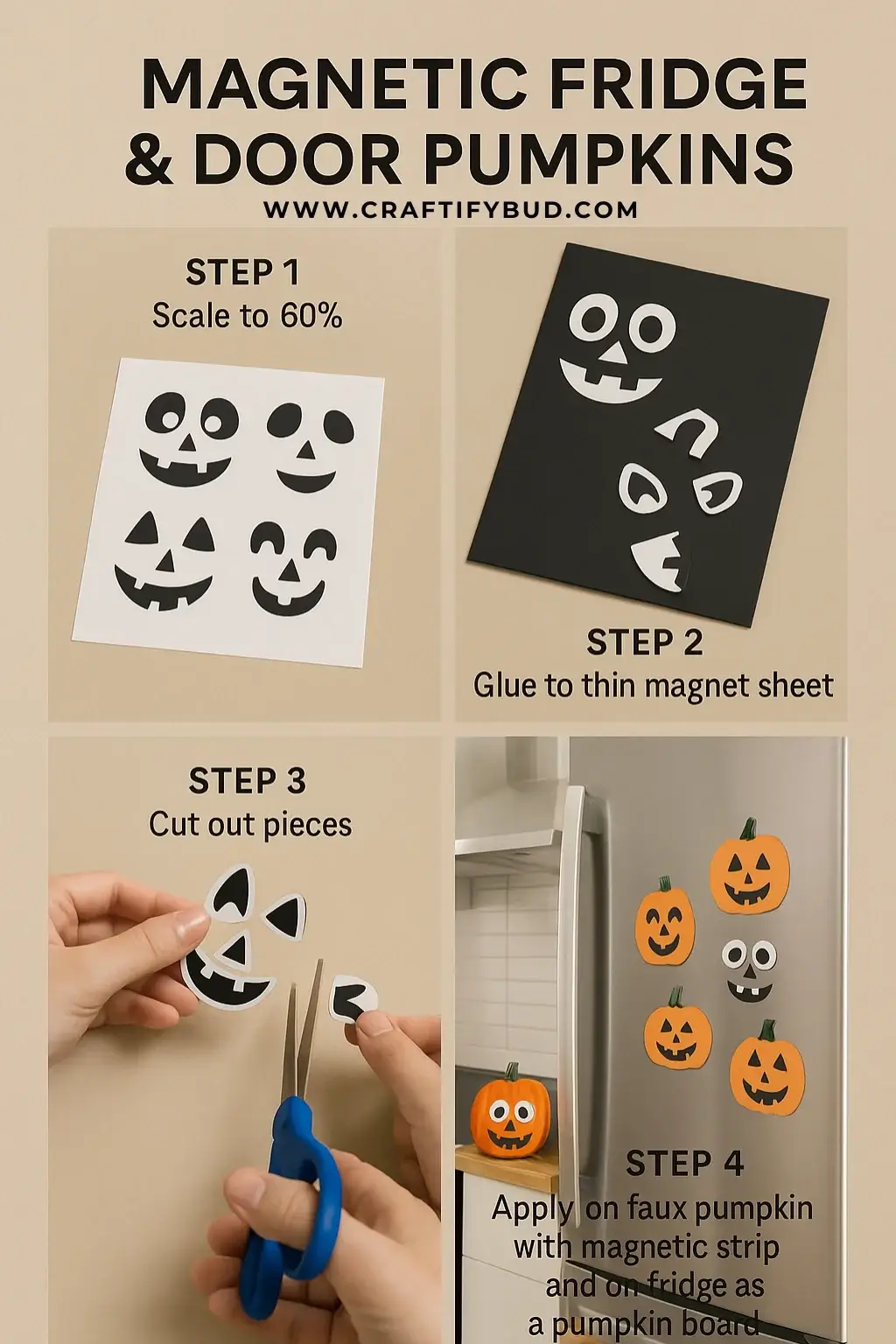 Fridge & Door Pumpkins