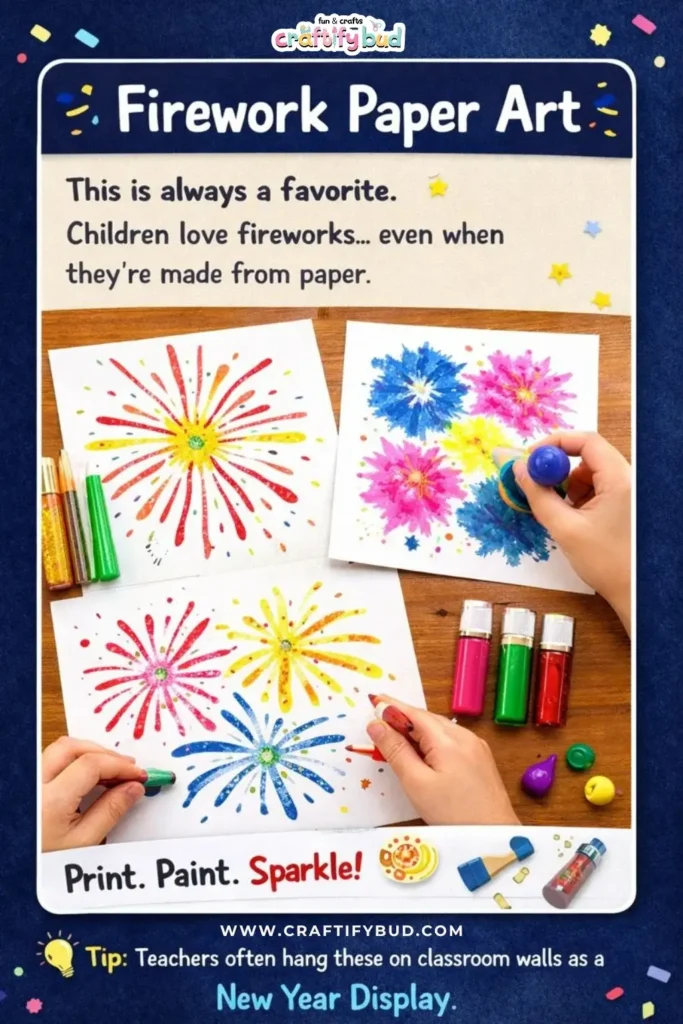 Firework Paper Art