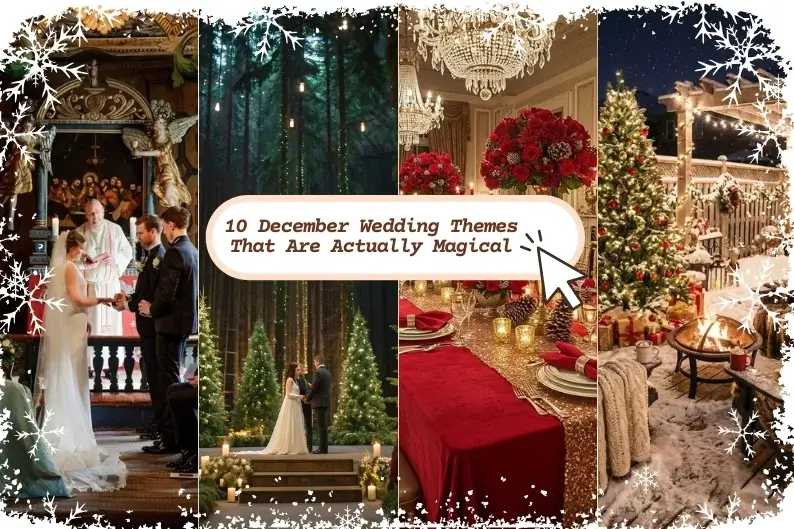 10 December Wedding Themes That Are Actually Magical