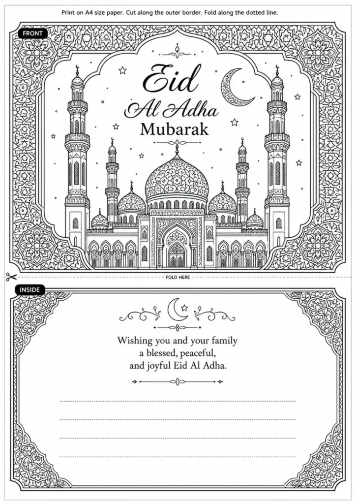 The Ornate Mosque Card
