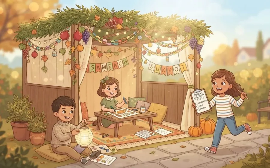 Sukkot Activities for Kids β Free Printable Pack