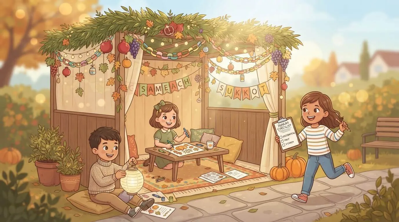 Sukkot Activities for Kids — Free Printable Pack