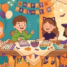Free Printable Halloween Bingo Cards for Kids