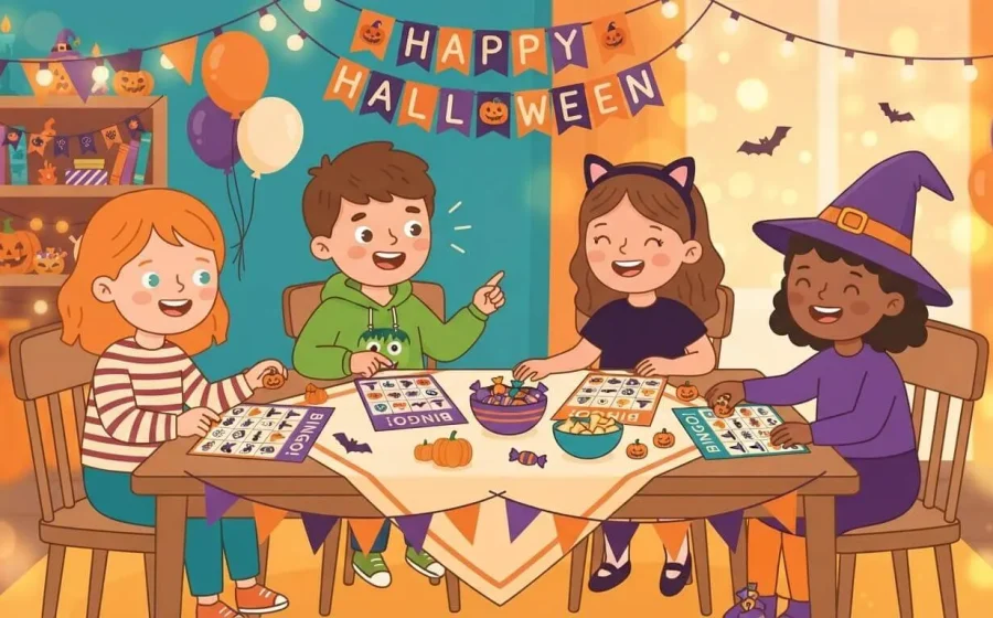 Free Printable Halloween Bingo Cards for Kids