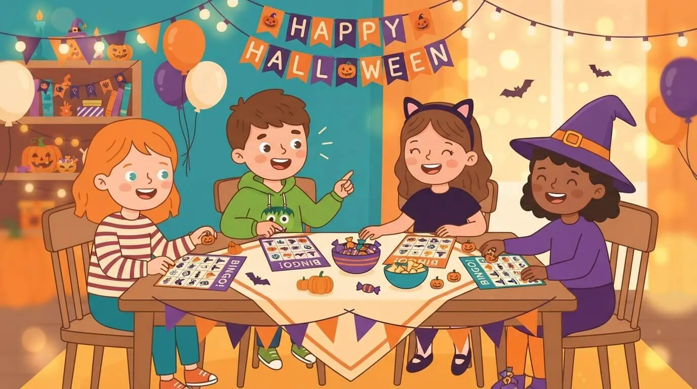 Free Printable Halloween Bingo Cards for Kids