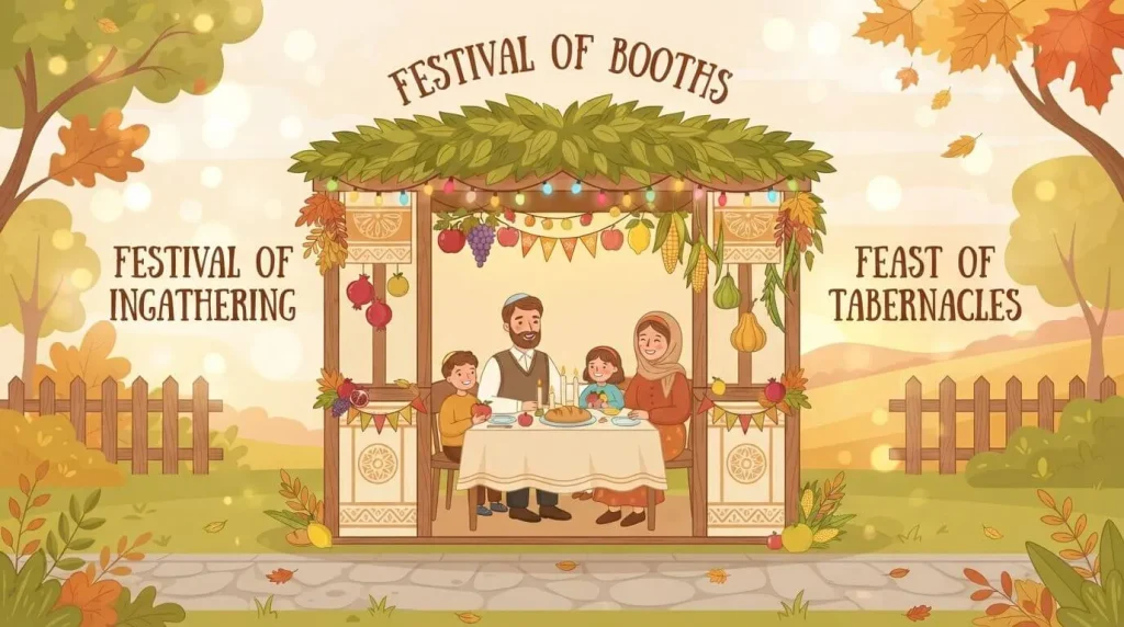 Other names for Sukkot Feast of Tabernacles and Festival of Booths