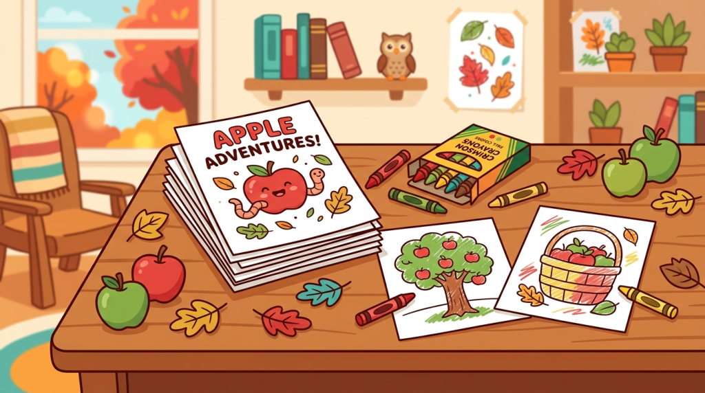 Free apple coloring pages to print for kids