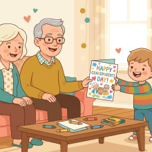 Grandparents Day Cards Kids Can Make — Free Printable