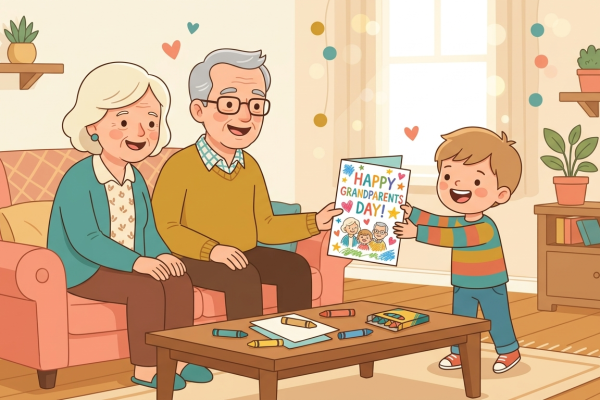 Grandparents Day Cards Kids Can Make — Free Printable