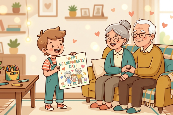 Free Printable Grandparents Day Coloring Pages