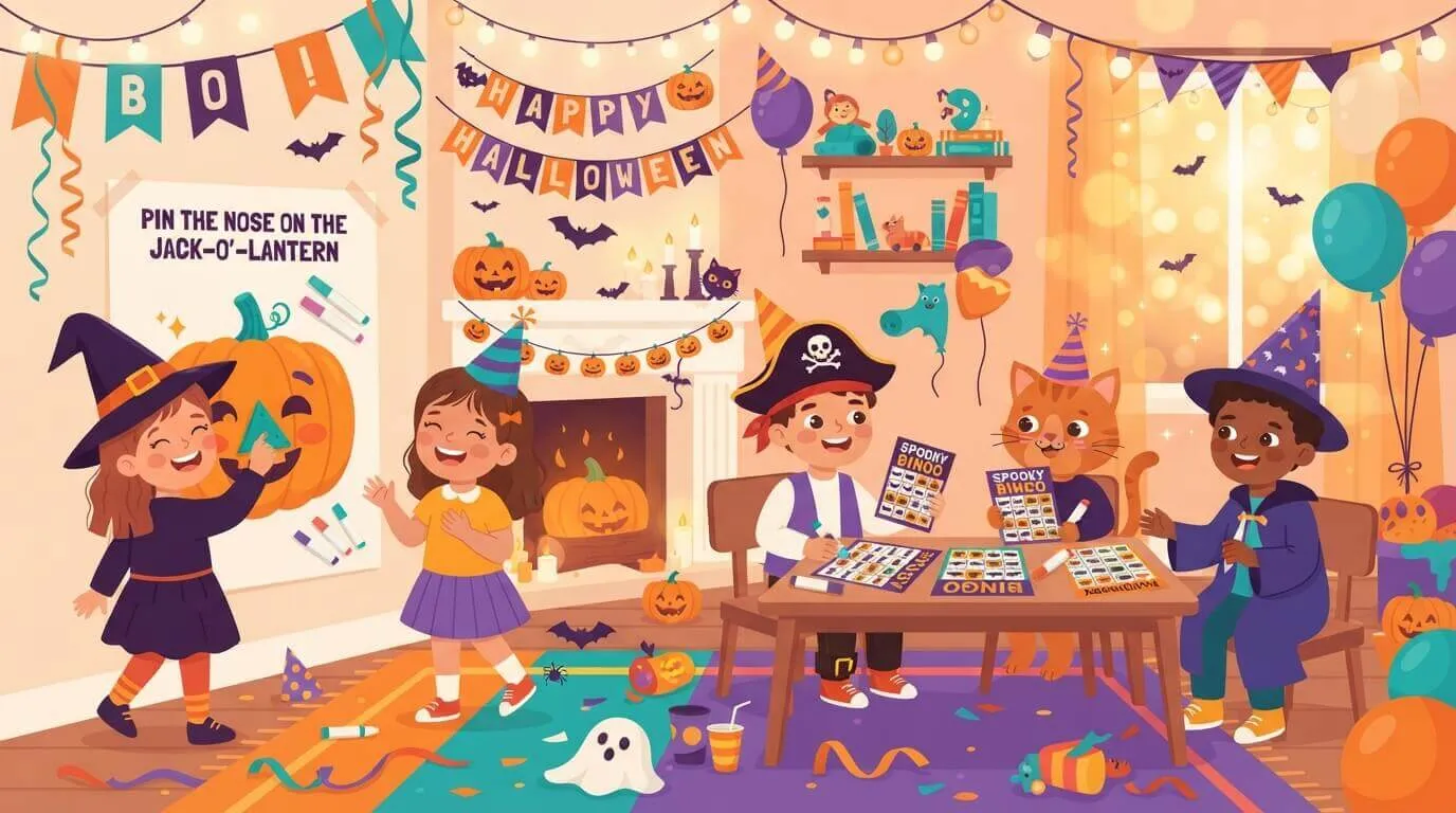 Halloween Party Games for Kids — Free Printable Pack