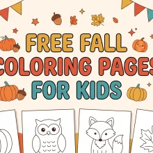 Free Printable Fall Coloring Pages for Kids