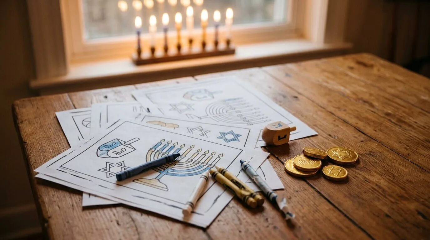 20 Hanukkah Coloring Pages (Free PDF, Sorted by Age)