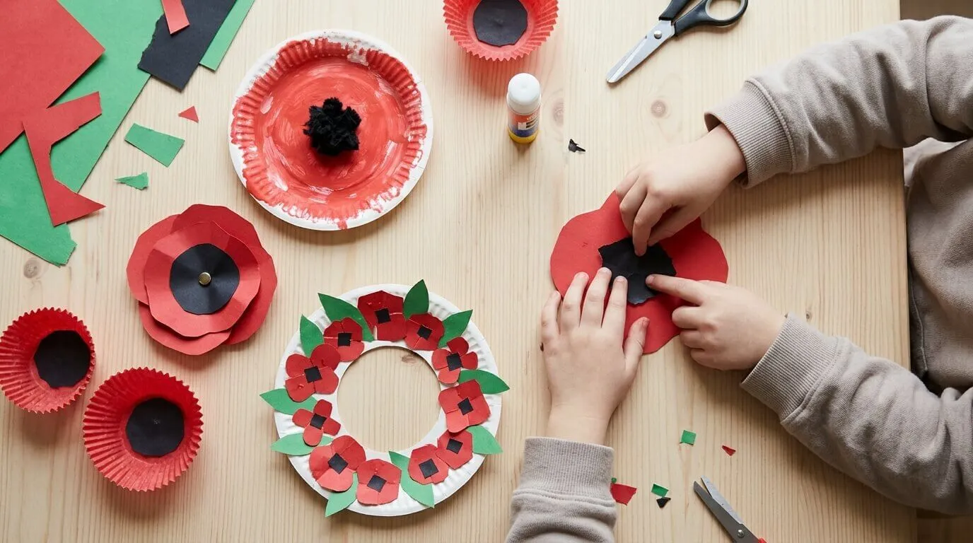 12 Remembrance Day Crafts for Kids (Free Templates)