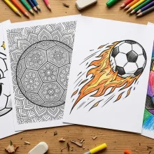 Soccer Ball Coloring Pages: 24 Free Printables for Kids