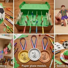 12 Easy Soccer Crafts for Kids: Soccer Balls, Games and Team Gear
