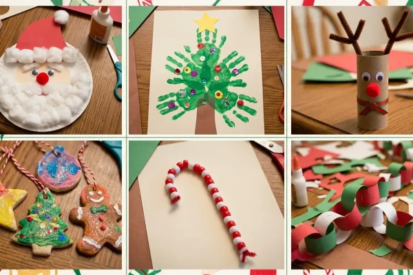 Christmas Crafts for Kids: 25 Easy Ideas (Free Templates)