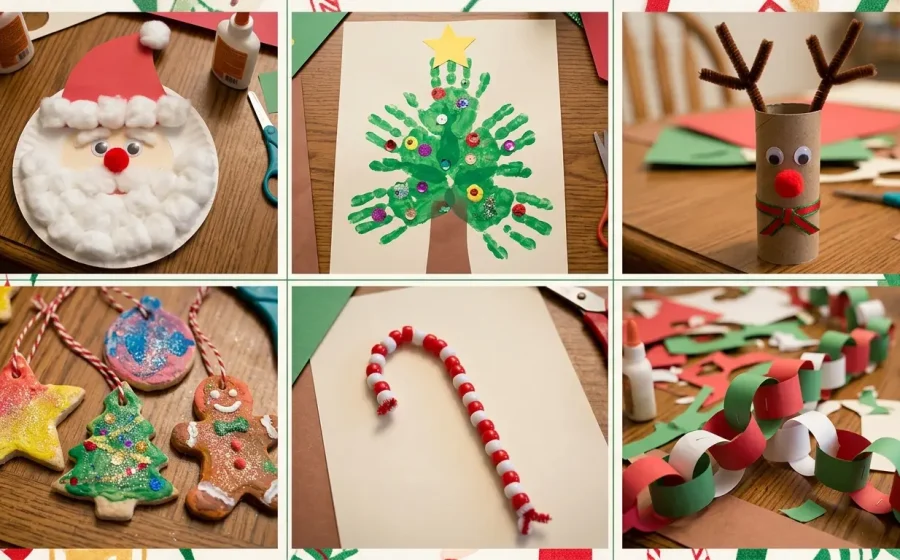 Christmas Crafts for Kids: 25 Easy Ideas (Free Templates)